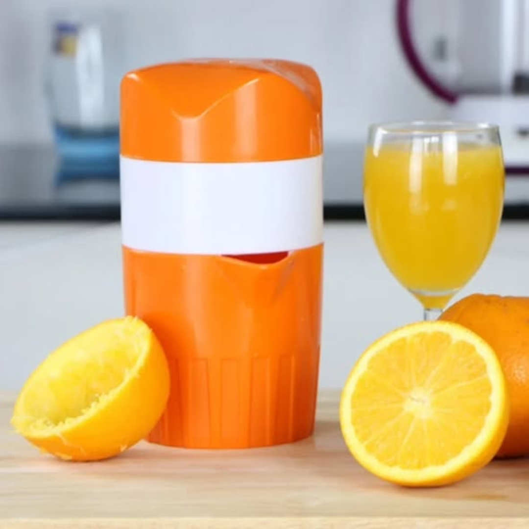 Orange manual juicer
