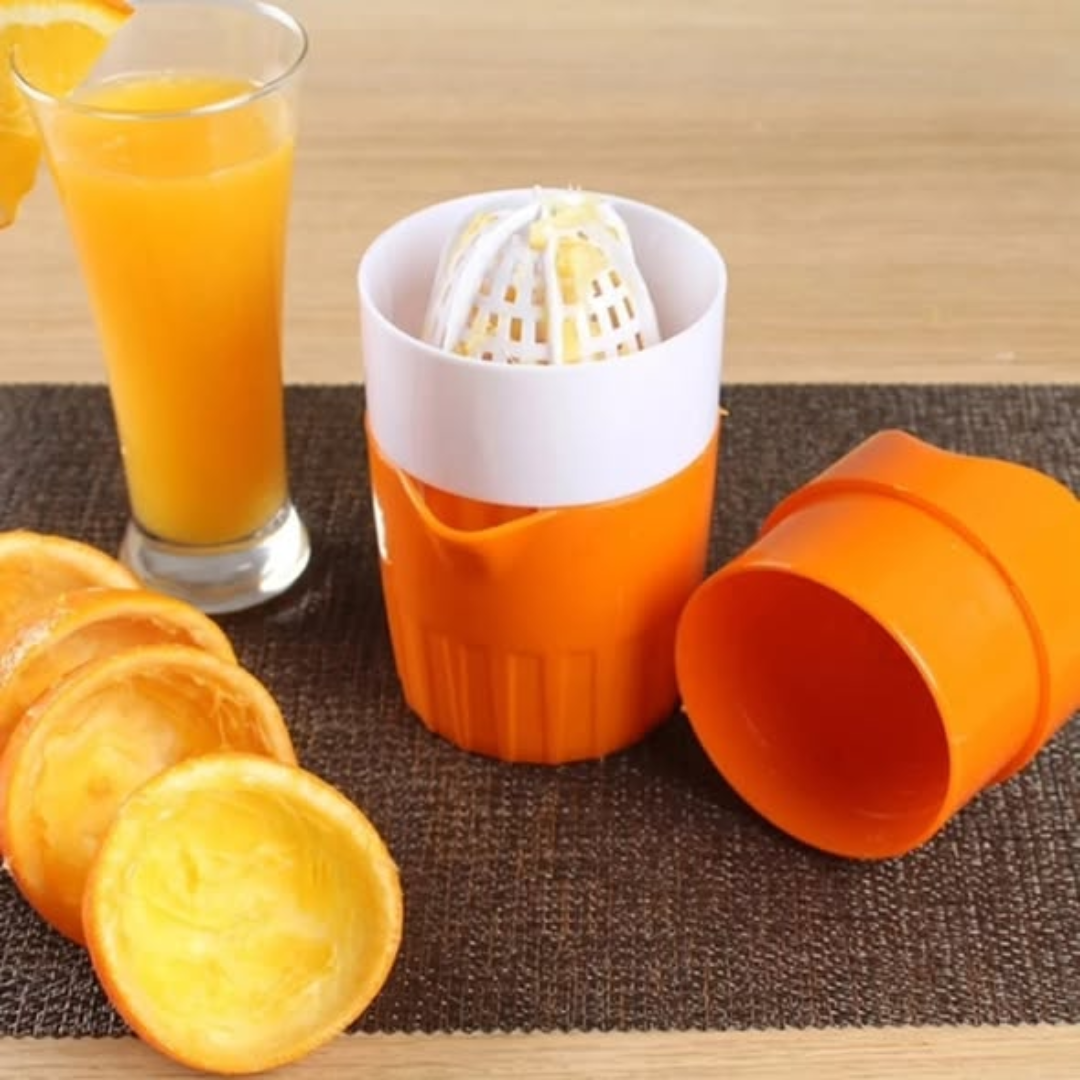 Orange manual juicer