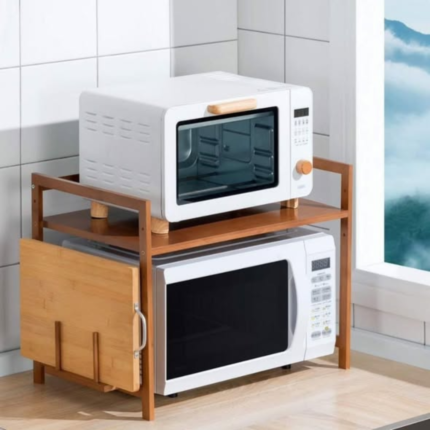 Multilayer Adjustable Microwave Stand