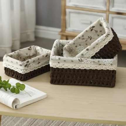 Woven Paper Rope Baskets