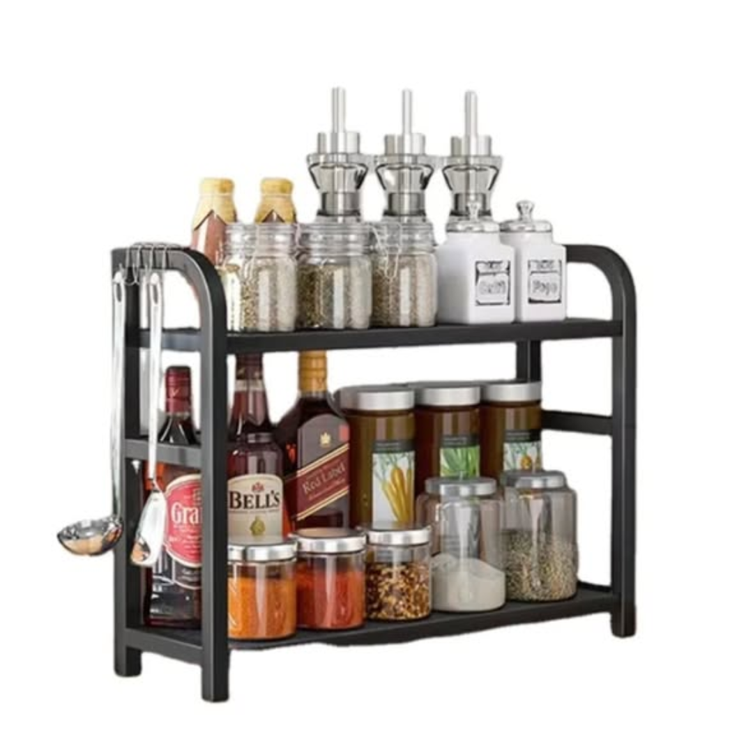 2 layer multifunctional rack