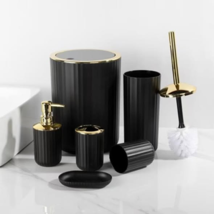 6 in luxury bathroom accessories set