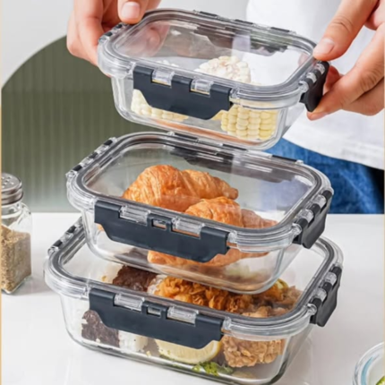 Single Borosilicate Glass Storage Bowl