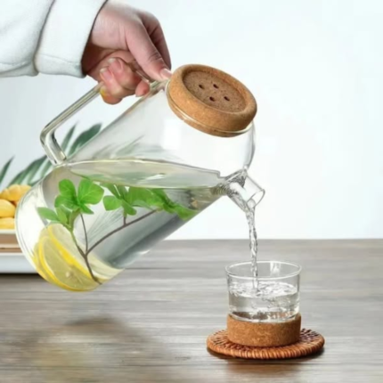 Borosilicate juice/water pitcher