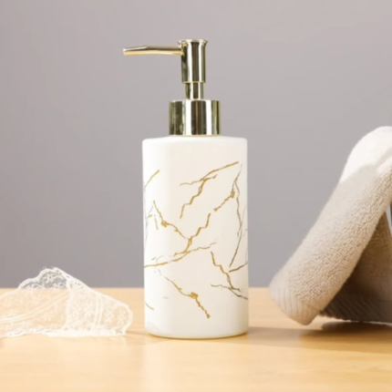 Glass soap dispenser