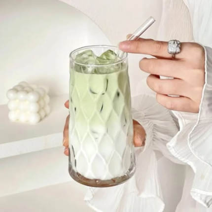 6pcs Diamond rhobus multifunctional glass cups