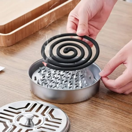 New Stainless Steel Mosquito Coil Holder