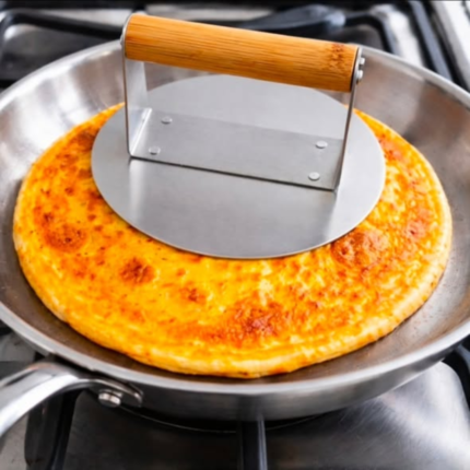 Heavy duty round stainless steel Chapati spinner