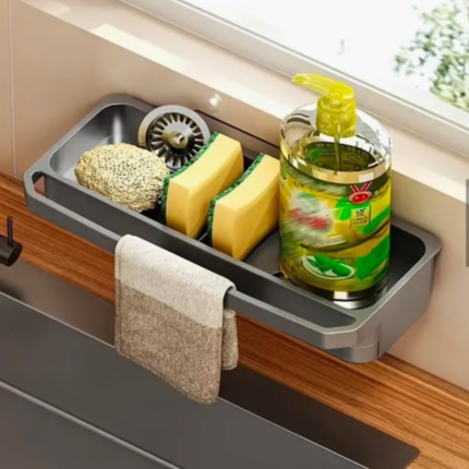 Wall-Mounted Sink Caddy Organizer