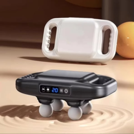 Powerful four heads deep tissue massager