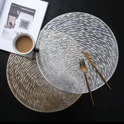 6 pcs Nordic Hollow PVC Table Mat