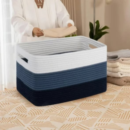 Rectangular Woven Storage Basket