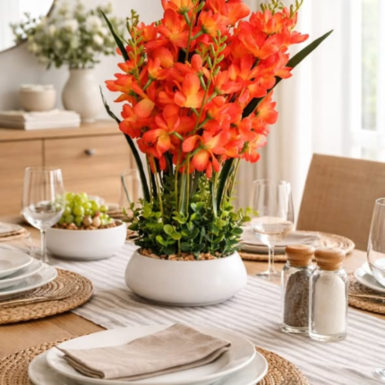 Table Top Big Potted Flowers