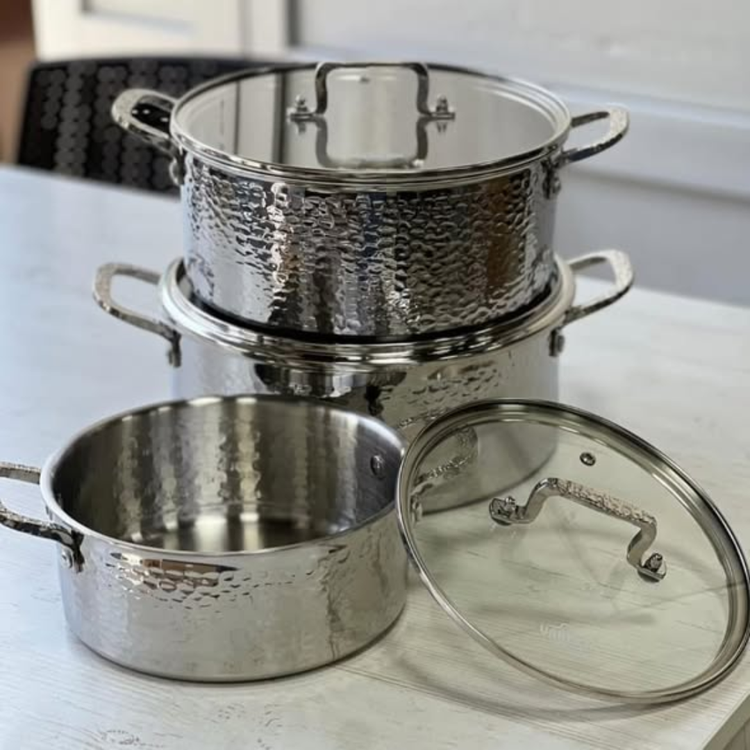 UAKEEN 6PCS STAINLESS STEEL SET