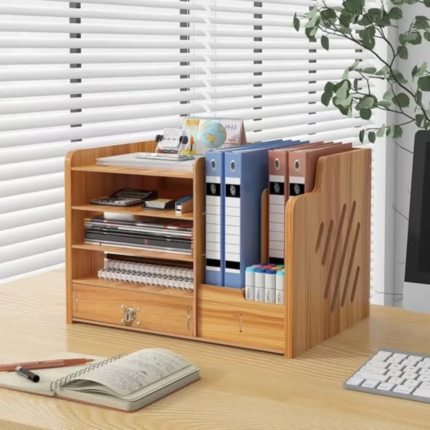 Bamboo Desk Organizer