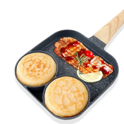 3 Compartment Nonstick Pancake Pan