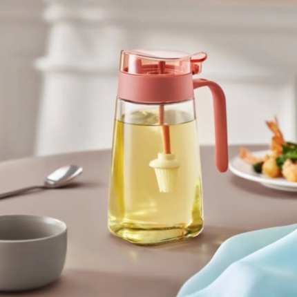 Oil Dispenser with Silicone Brush