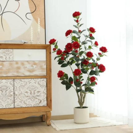 1.2m Realistic Artificial Camellia Tree