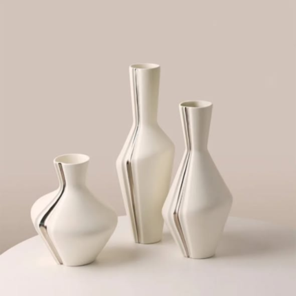 3pcs Modern Ceramic Vase Set