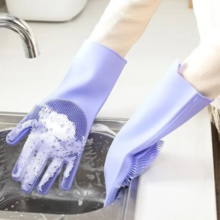 Silicone washing gloves