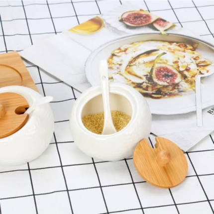 7pc Porcelain Canister Set