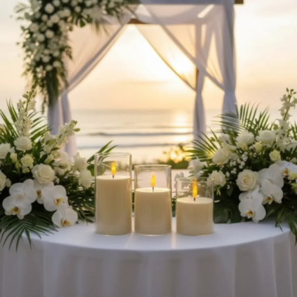 3pcs set led candles