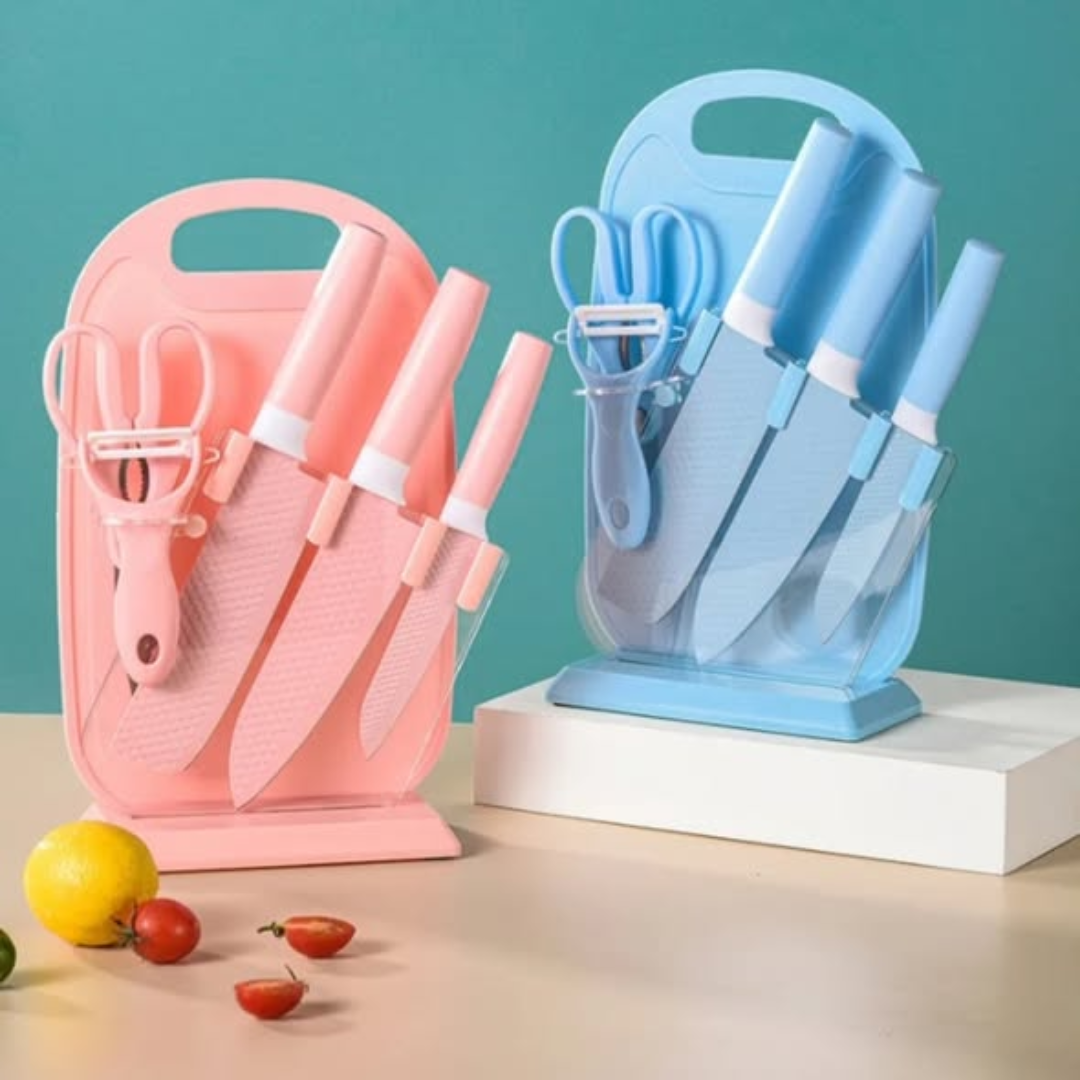 Knife Set with Chopping Board