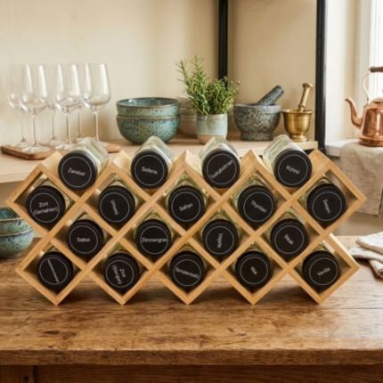 Wooden Spice Rack