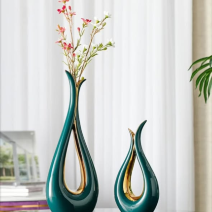 2Pcs donut flower vase