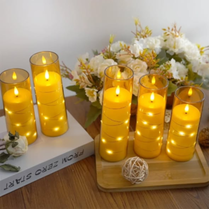 5pcs Flameless LED candles