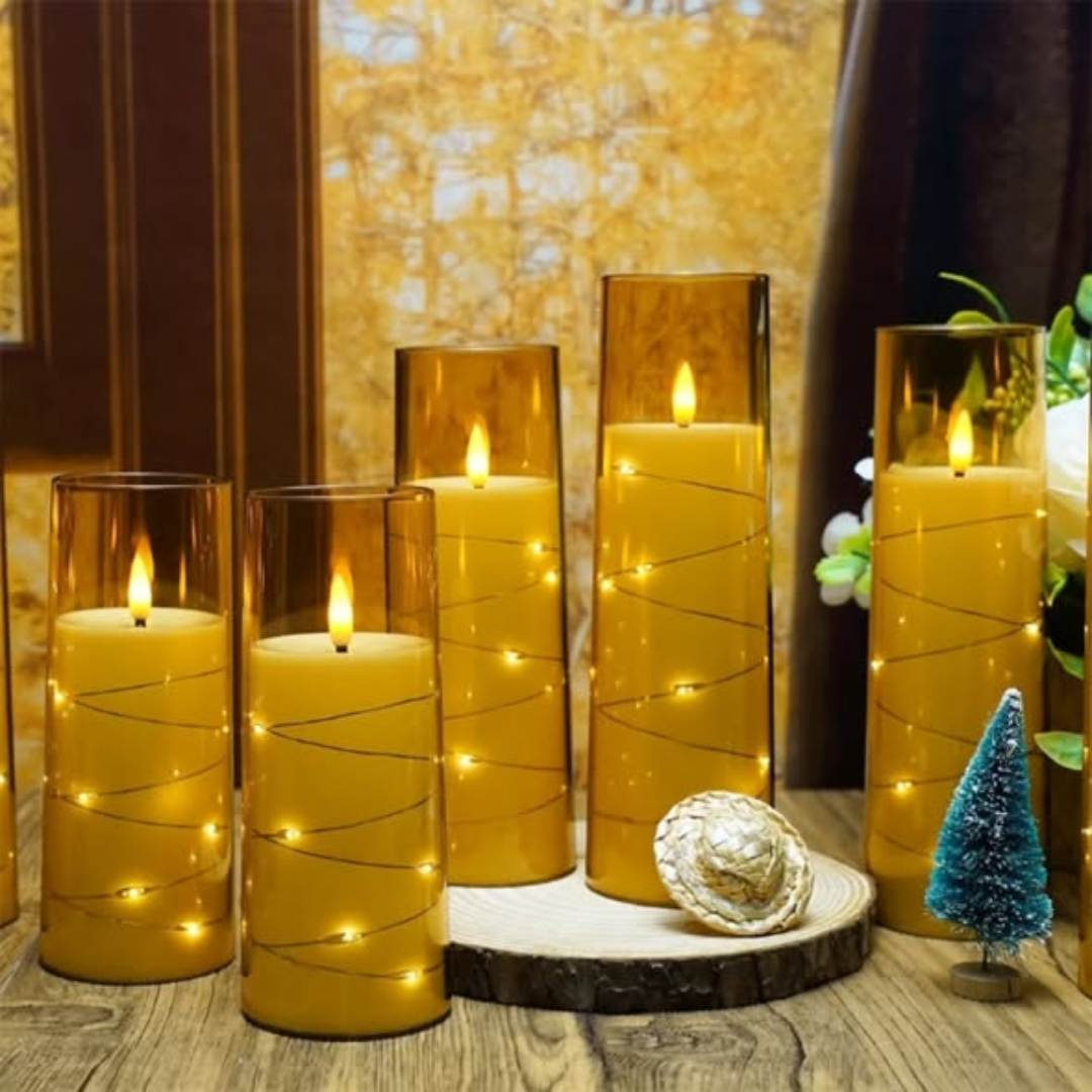 5pcs Flameless LED candles