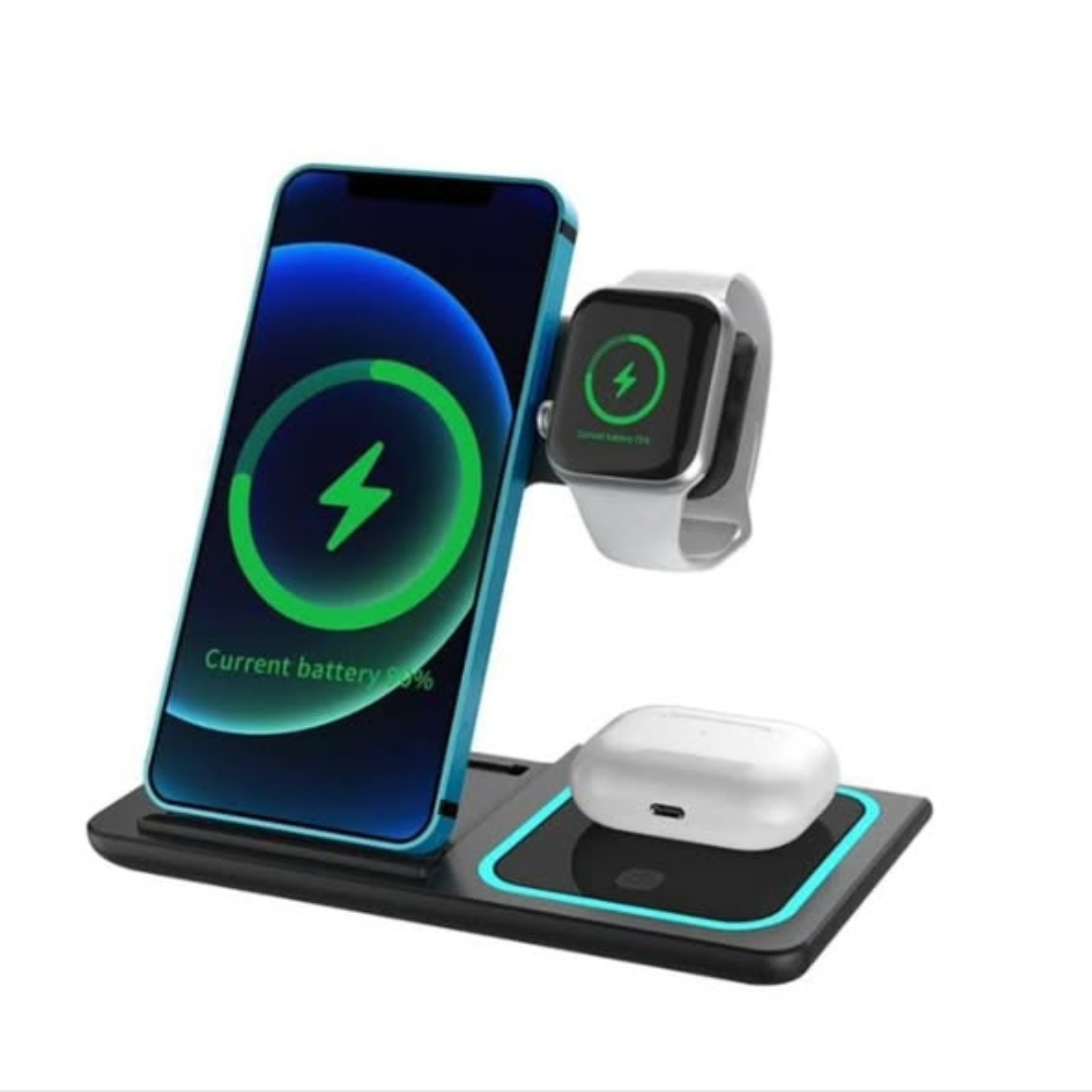 3 In 1 15w Foldable Wireless Charger