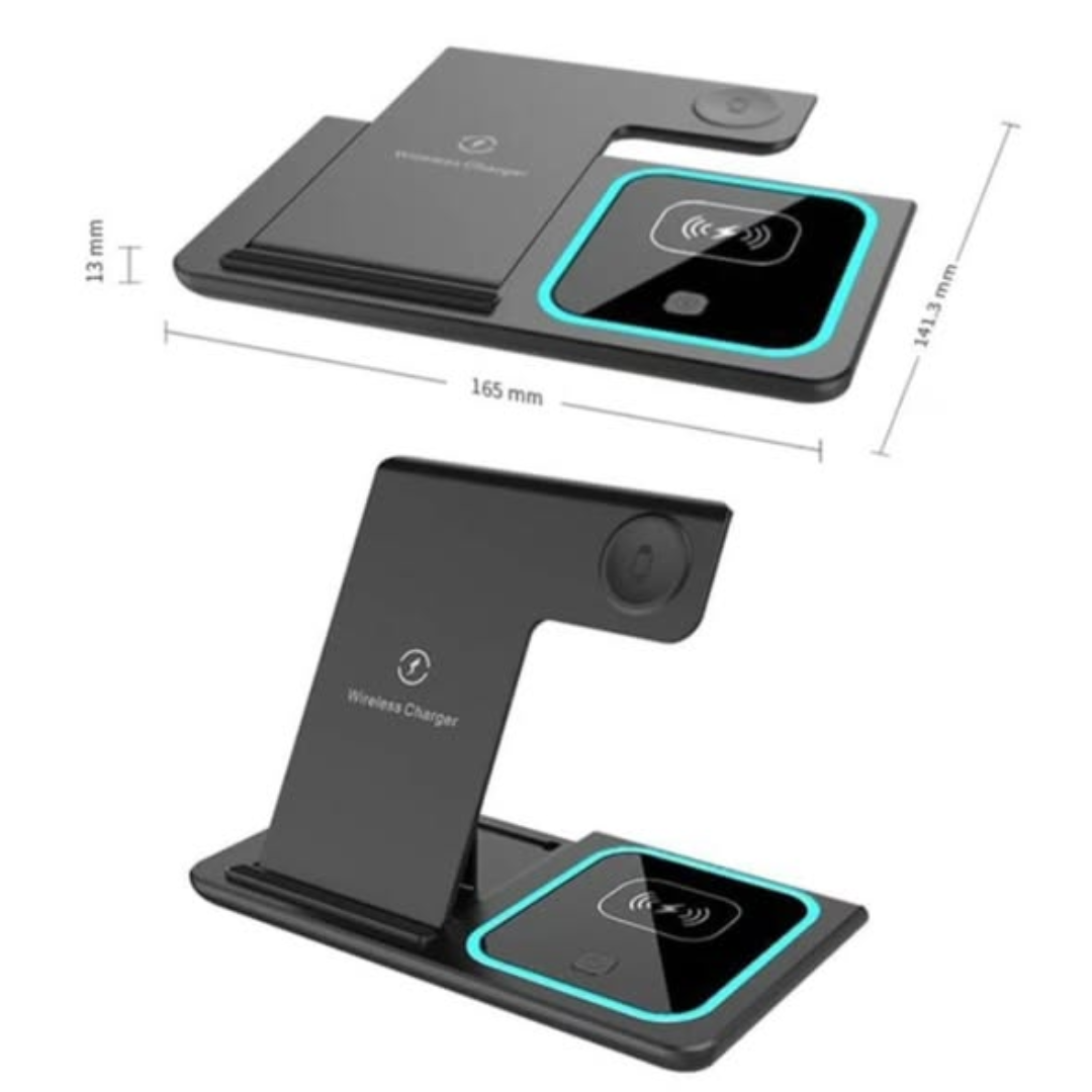 3 In 1 15w Foldable Wireless Charger