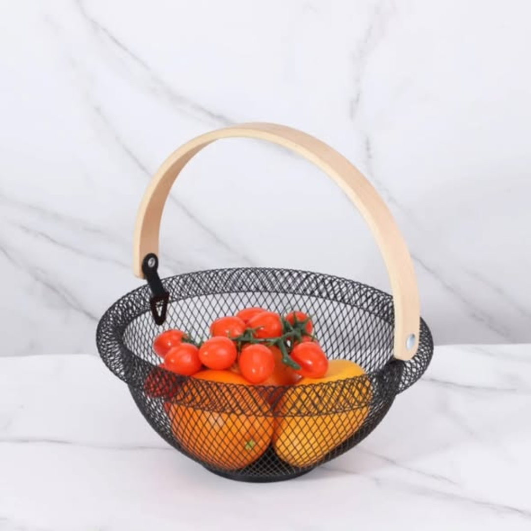 Rounded Mesh Fruit Basket