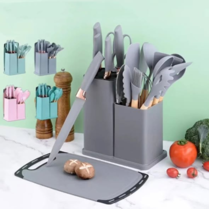 19pcs silicone cooking set