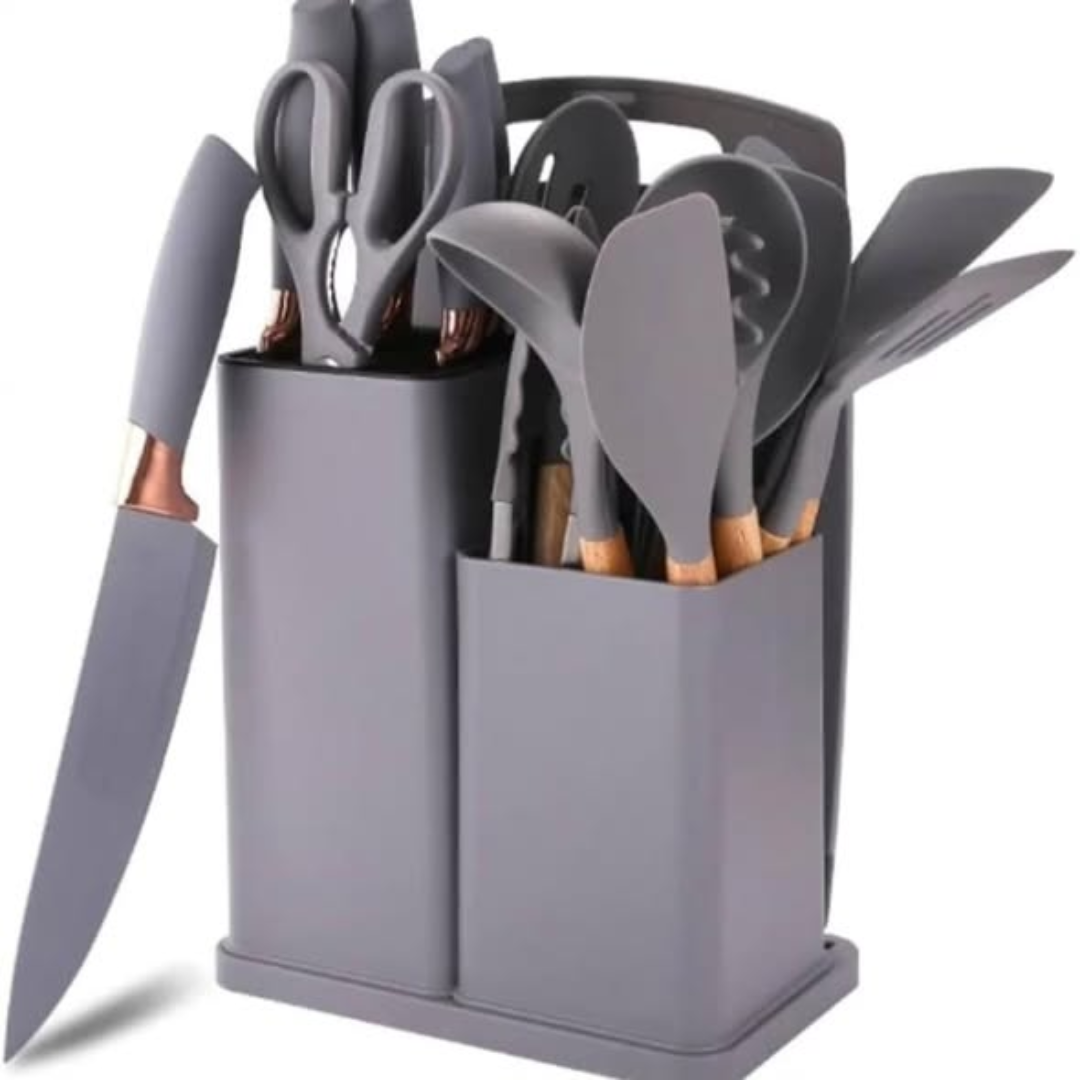19pcs silicone cooking set