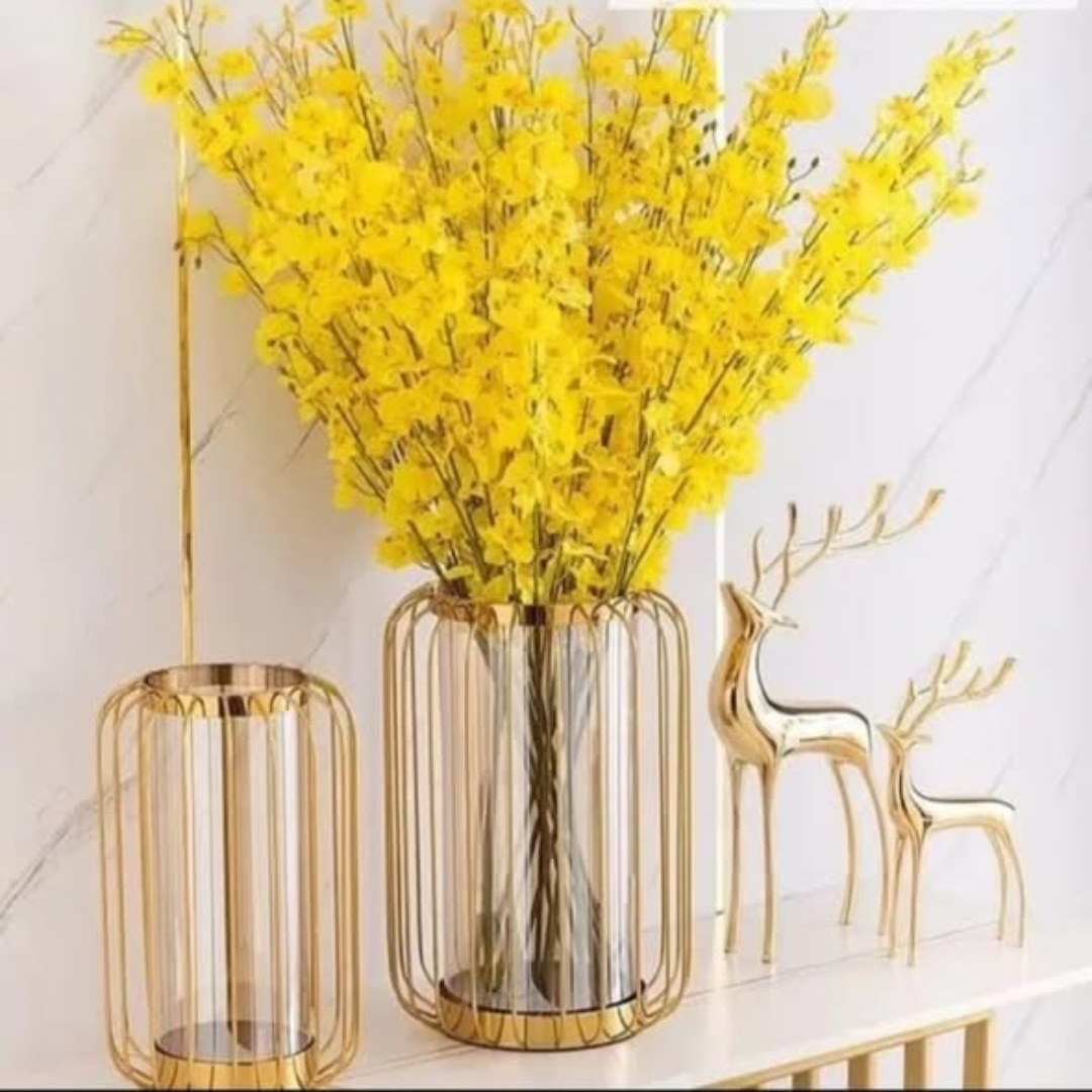 Nordic Modern Luxury Glass Flower Vase