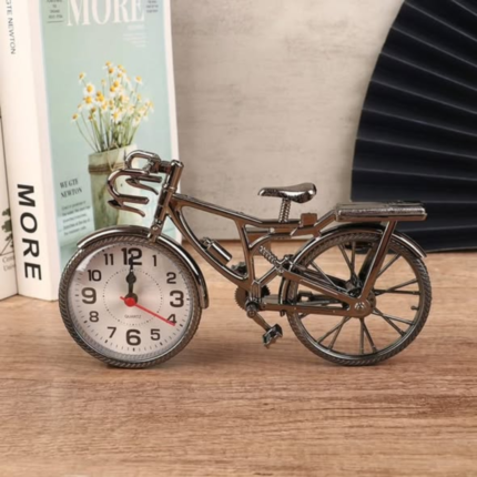 Vintage Numerical Bicycle Shape Creative Alarm Clock
