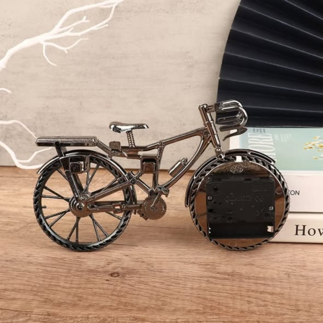 Vintage Numerical Bicycle Shape Creative Alarm Clock