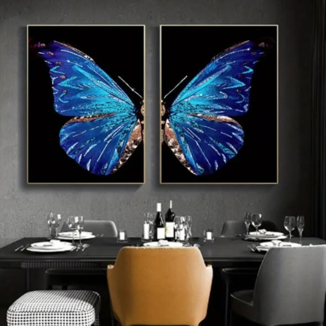 2PCS Butterfly Wing Wall Art