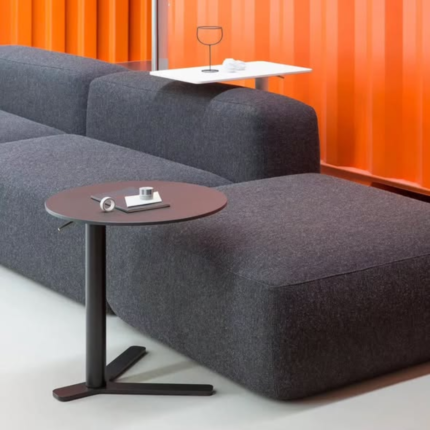 Modern Iron Frame Accent Side Table