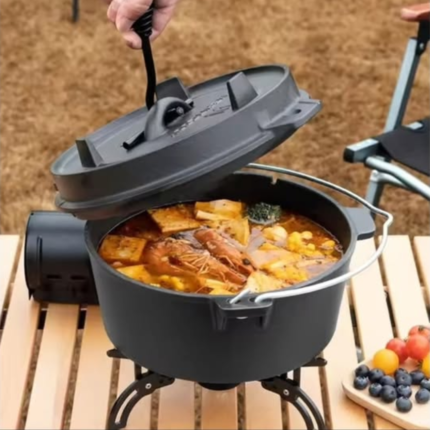 9ltrs Preseasoned Dutch oven
