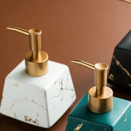Ceramic soap dispenser