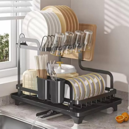 2 Tier Dish Drying Rack