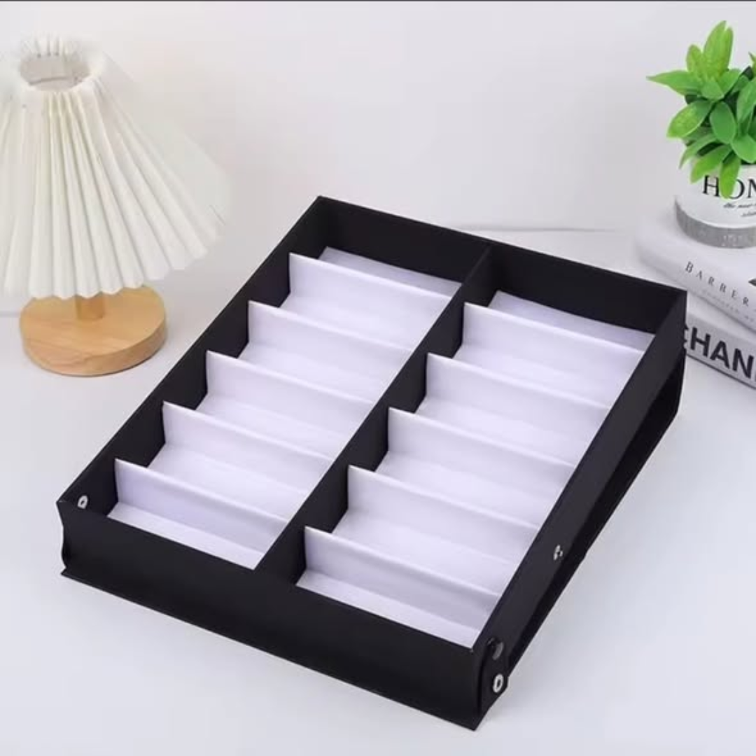 18 Grid Large capacity Sun Glasses Foldable Organizer