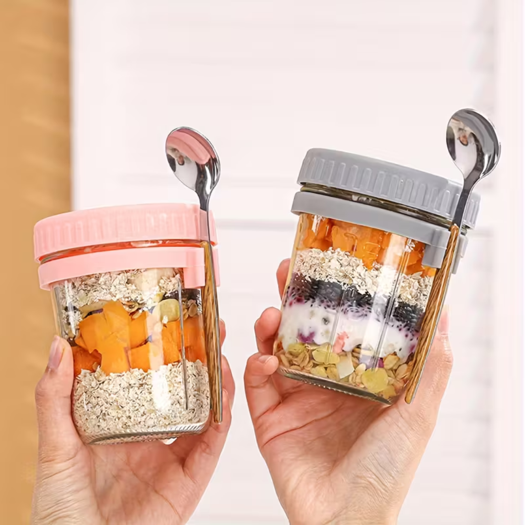 4pcs set oats jars
