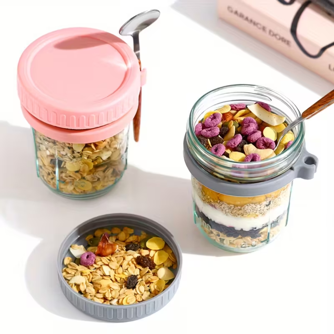 4pcs set oats jars