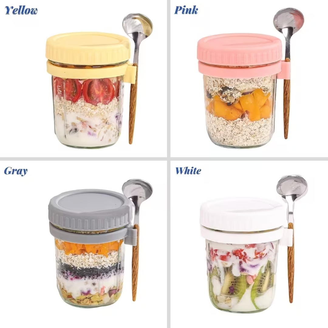 4pcs set oats jars