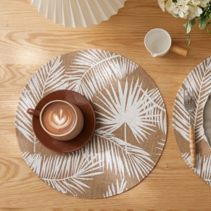 6pcs Round Table Placemats