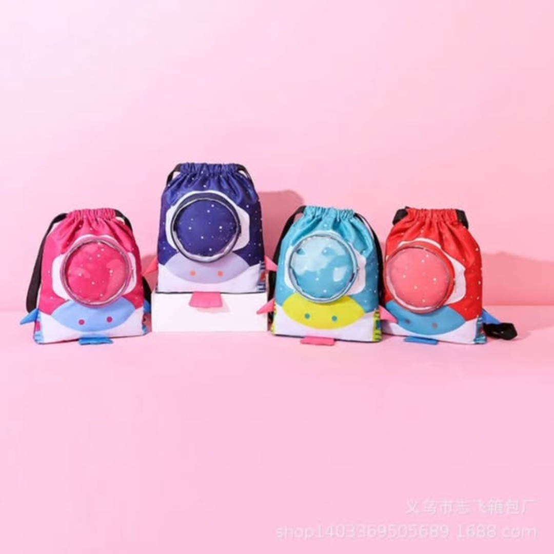 Cartoon Drawstring Waterproof Swimming Bag